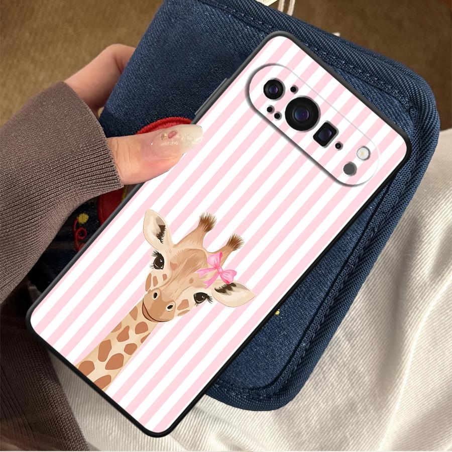Google Pixel 9 - Cartoon Giraffe Funda Phone Cover Case