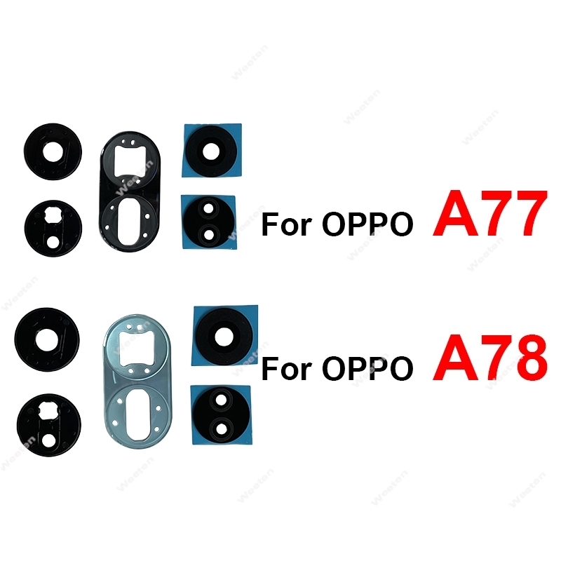 Oppo A78 - Main Back Camera Glass Lens Frame