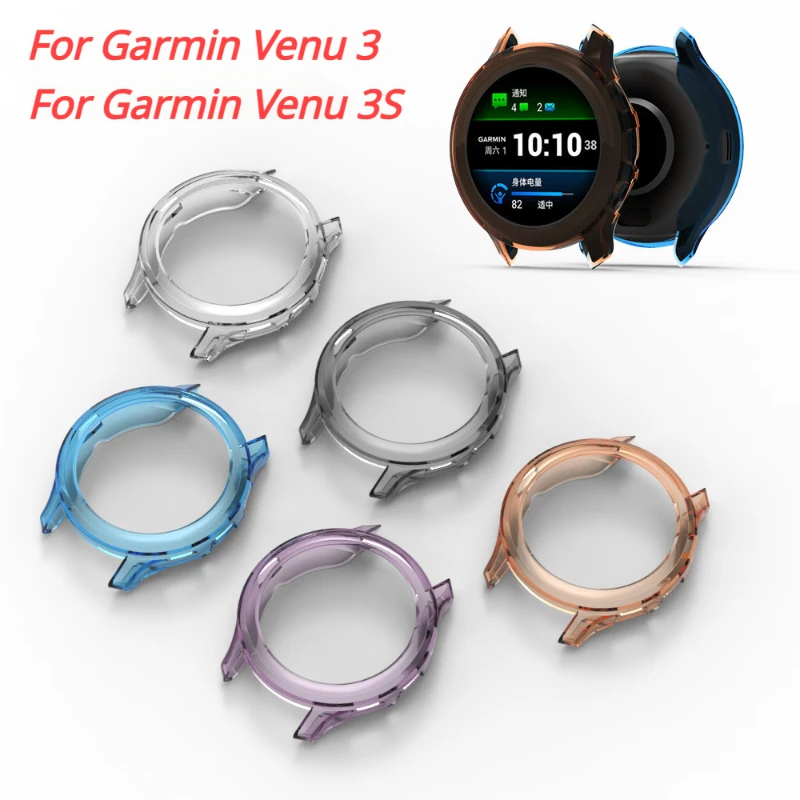 Silicone Band Replacement - TPU Protective Case Cover for Garmin