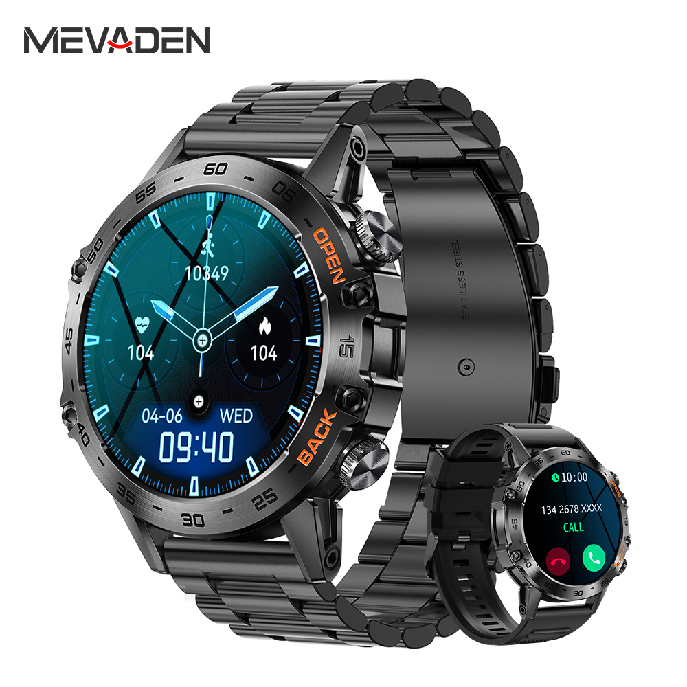 Smartwatch Store - MEVADEN Steel 1.39 inch Men Luxury