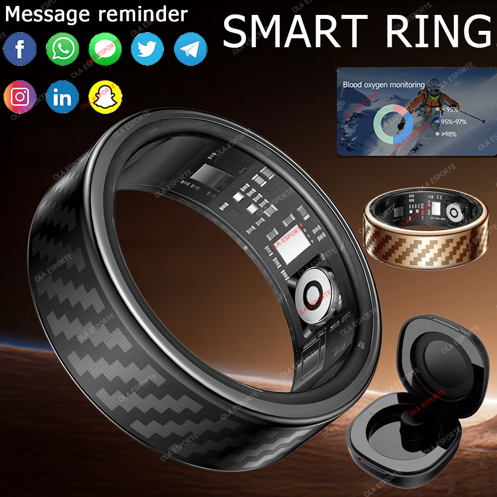 Smartwatch Straps & Accessories - Newest Smart Ring Call Message Notification