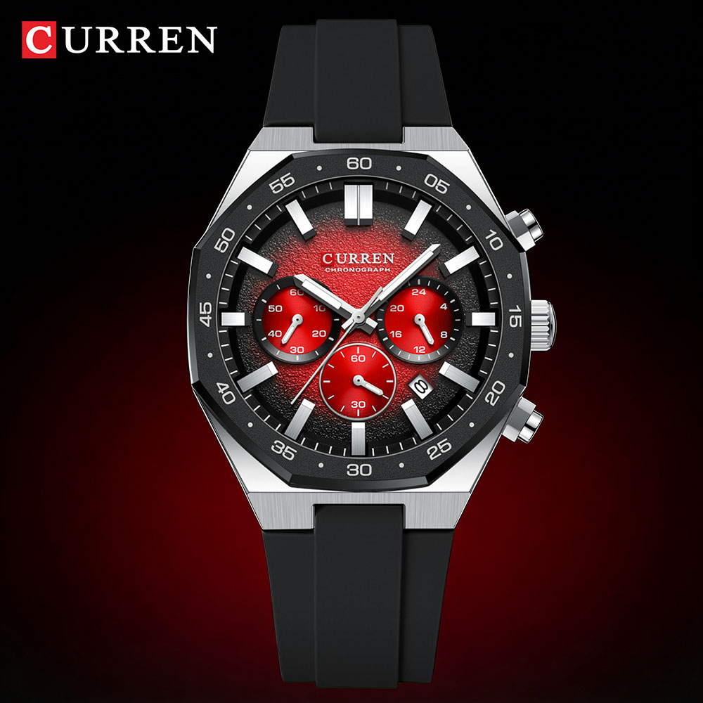 Accessories With Watch - CURREN Fashion Casual Men Sports Watch