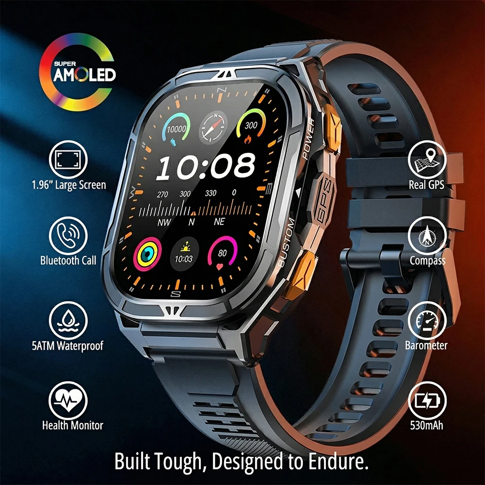 Smartwatch Store - Luxury AMOLED Smartwatch Real GPS 5ATM