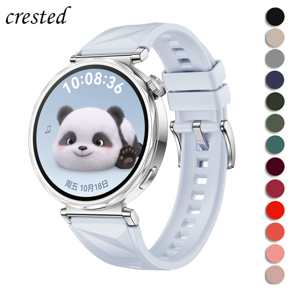Titan Smartwatch Accessories - 18mm/22mm Silicone Strap For huawei watch