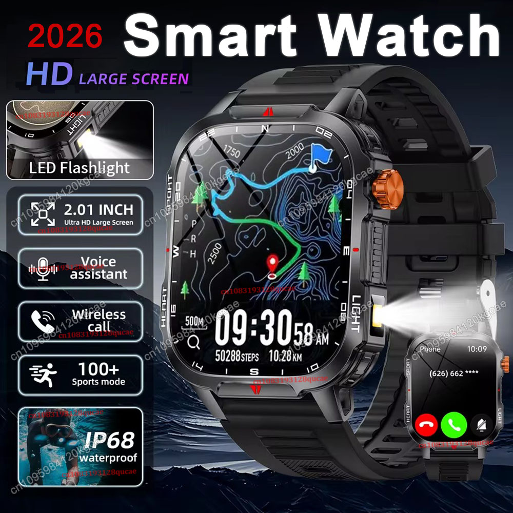 2026 New Rugged Military GPS S - Smartwatch X12 recension och pris