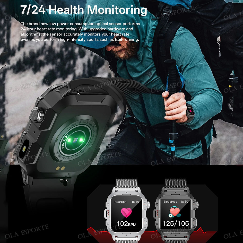 2026 New Rugged Military GPS S - Smartwatch X12 recension och pris