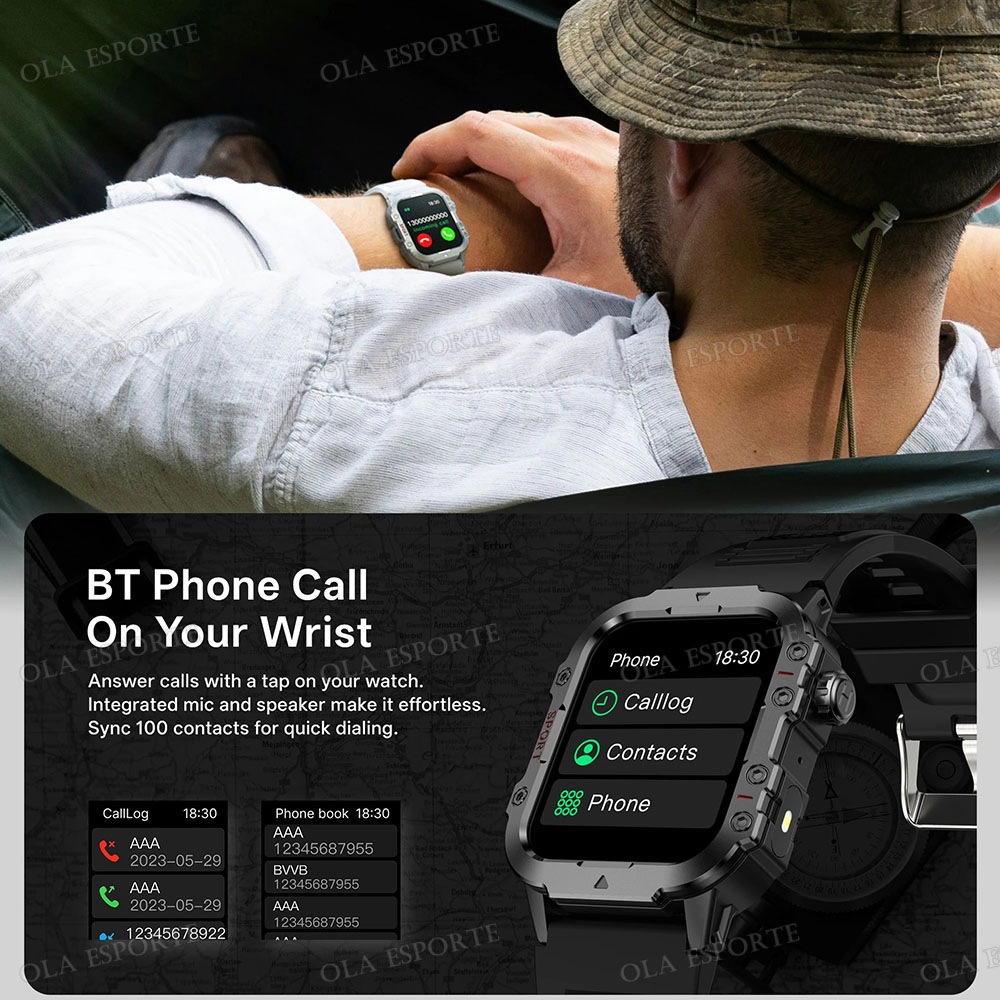 2026 New Rugged Military GPS S - Smartwatch X12 recension och pris