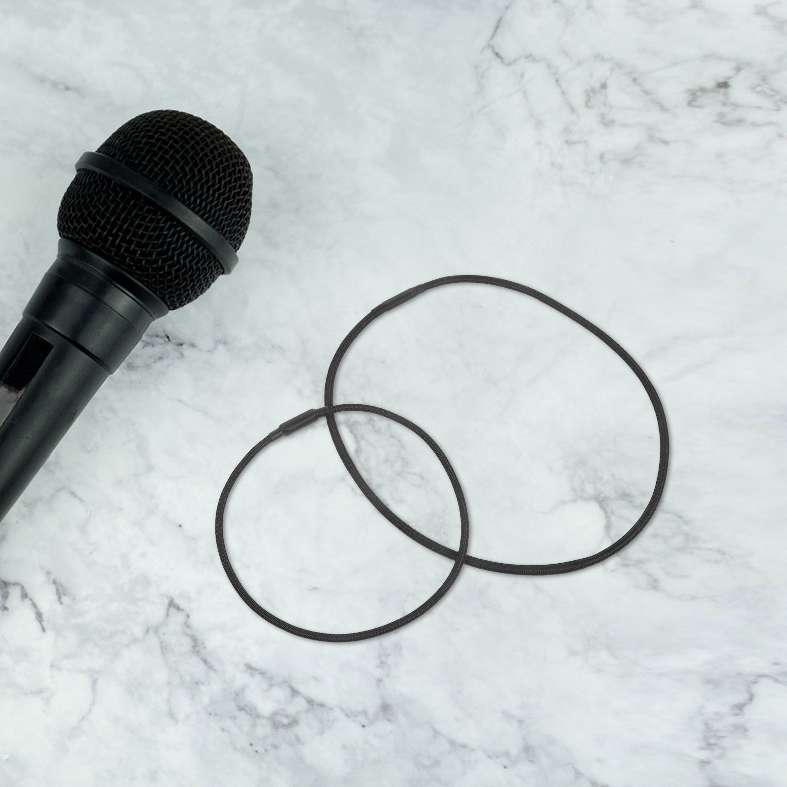 12Pcs Black Microphone Shock M - Silicone Band Replacement recension och pris