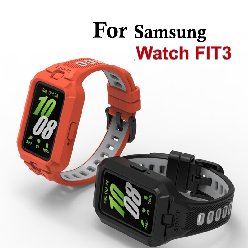 Strap+Case for Samsung Galaxy  - Silicone Band Replacement recension och pris