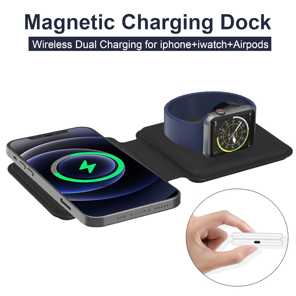 2IN1 Magnetic Wireless Charger - Smartwatch X recension och pris