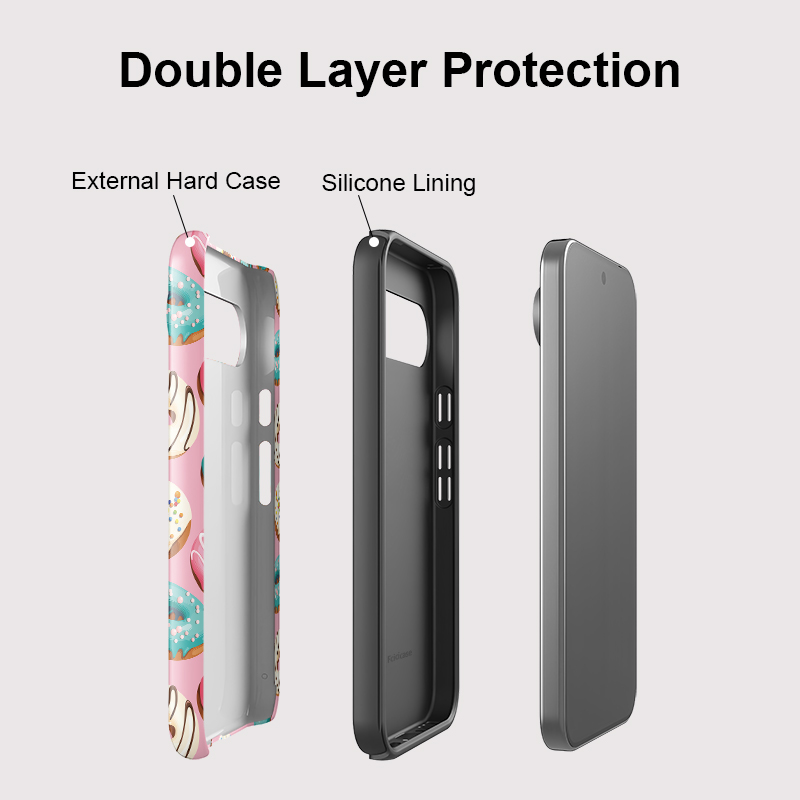 Fcicicase 2 in 1 Dual Layer Ph - Google Pixel 9 recension och pris