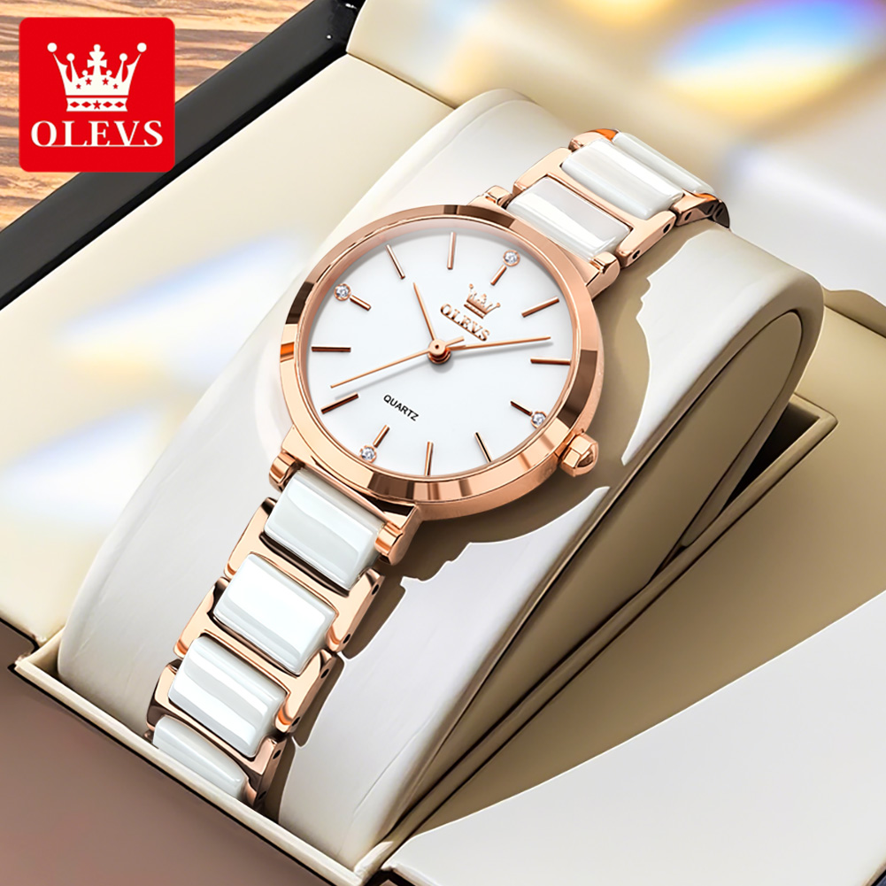 OLEVS Women Watch 5877 Luxury  - Accessories With Watch recension och pris