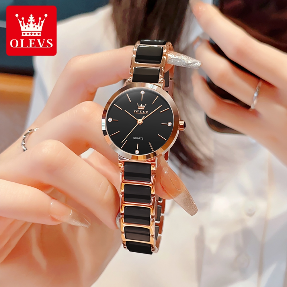 OLEVS Women Watch 5877 Luxury  - Accessories With Watch recension och pris