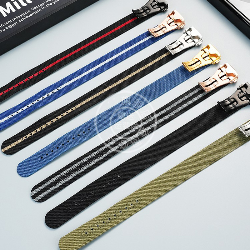 New design integrated canvas w - Nylon Nato Strap recension och pris