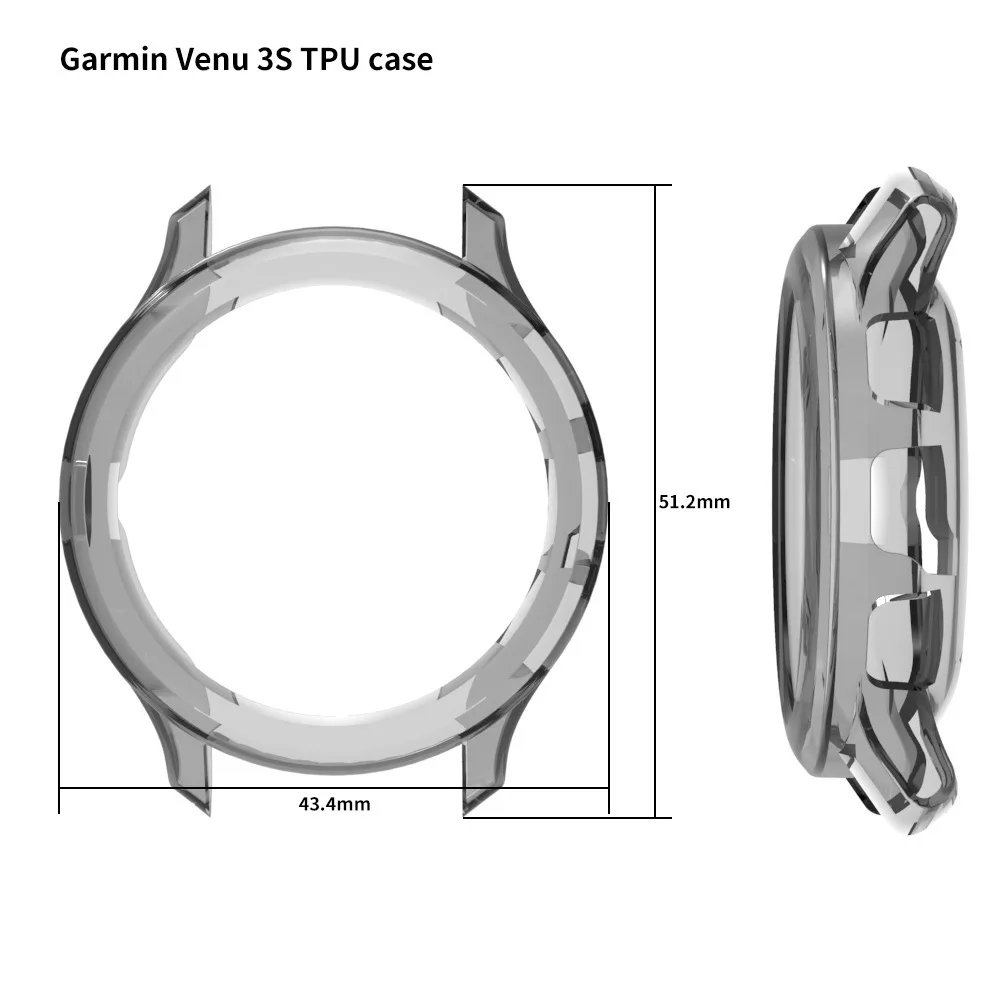 TPU Protective Case Cover for  - Silicone Band Replacement recension och pris