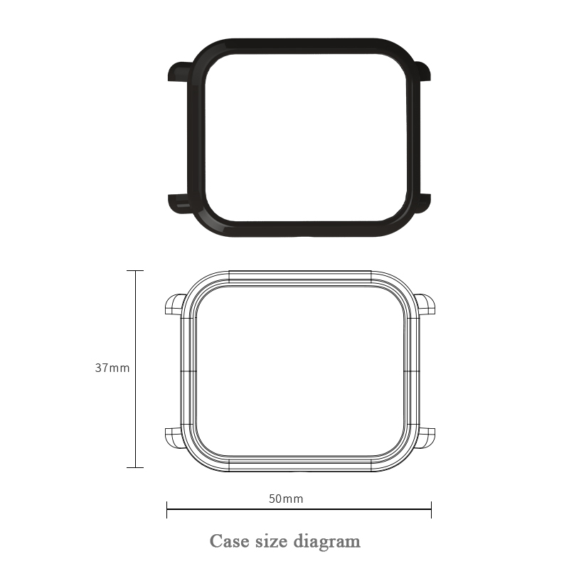 Case Cover for Amazfit Bip Ban - Silicone Band Replacement recension och pris
