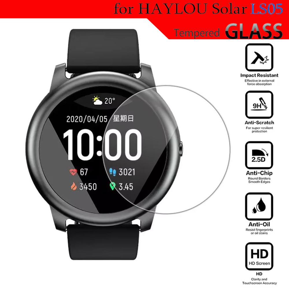 Tempered Glass For HayLou Sola - Garmin Smartwatch Accessories recension och pris