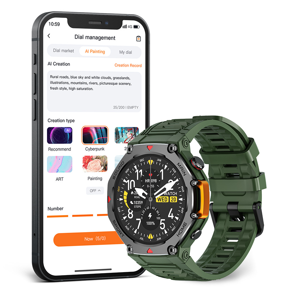 M REX4 Smart Sports Health Wat - Smartwatch M Active recension och pris