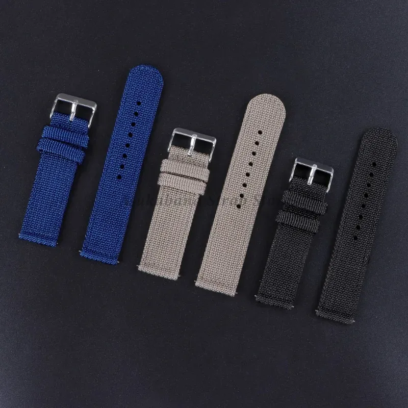 18 20 22 24mm Nylon Canvas Str - Nylon Nato Strap recension och pris