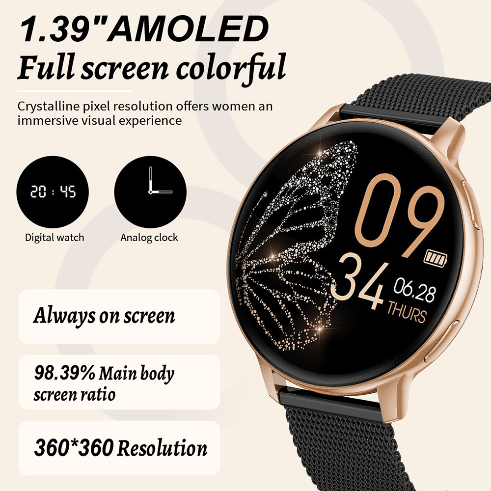 LIGE Fashion Smart Watch Women - Smartwatch Custom recension och pris