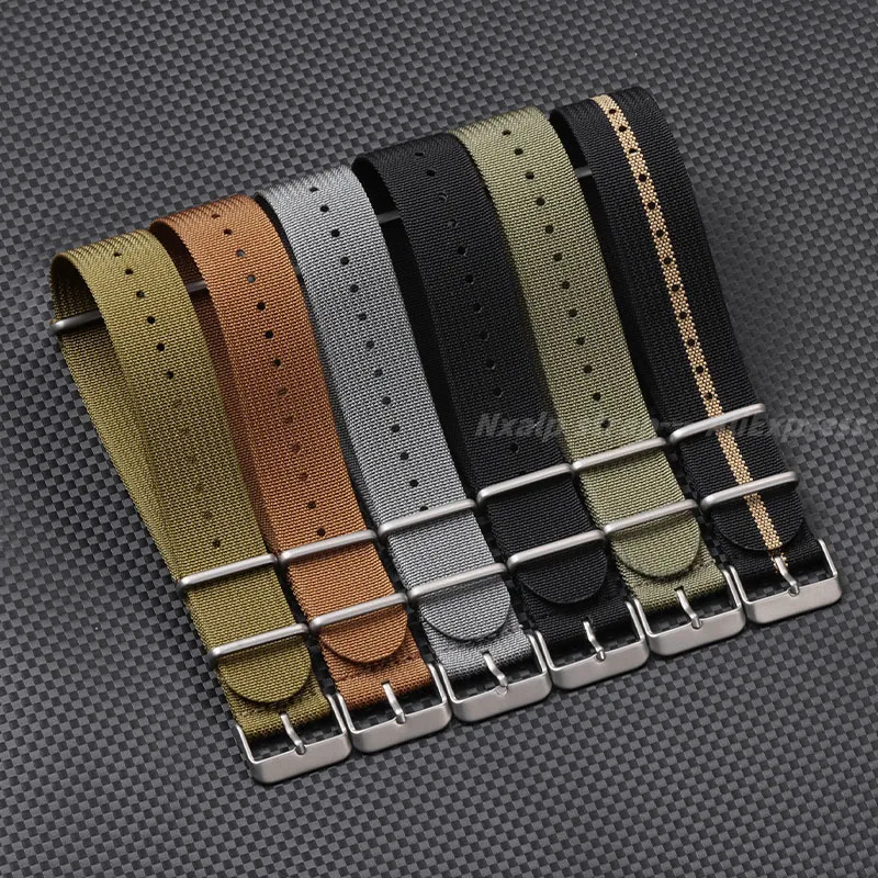 Ribbed Nylon Watch Strap 18mm  - Nylon Nato Strap recension och pris