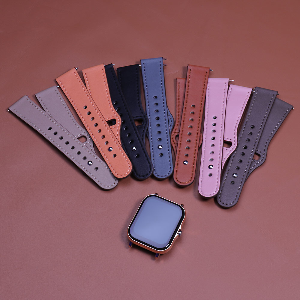 leather watch strap For Samsun - Titan Smartwatch Accessories recension och pris
