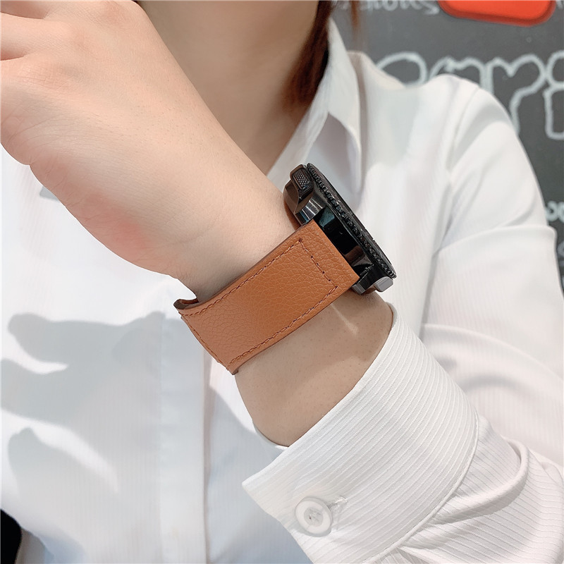 leather watch strap For Samsun - Titan Smartwatch Accessories recension och pris