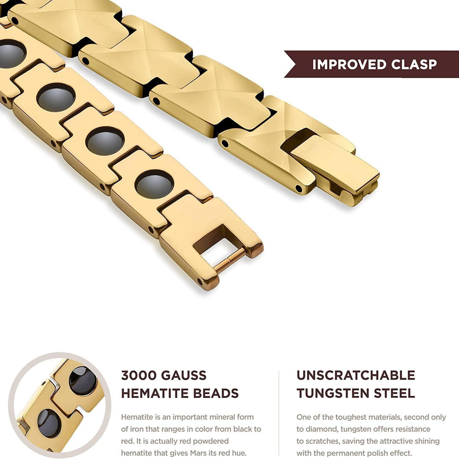 ARADOO Premium Ceramic Bracele - Ceramic Link Bracelet recension och pris