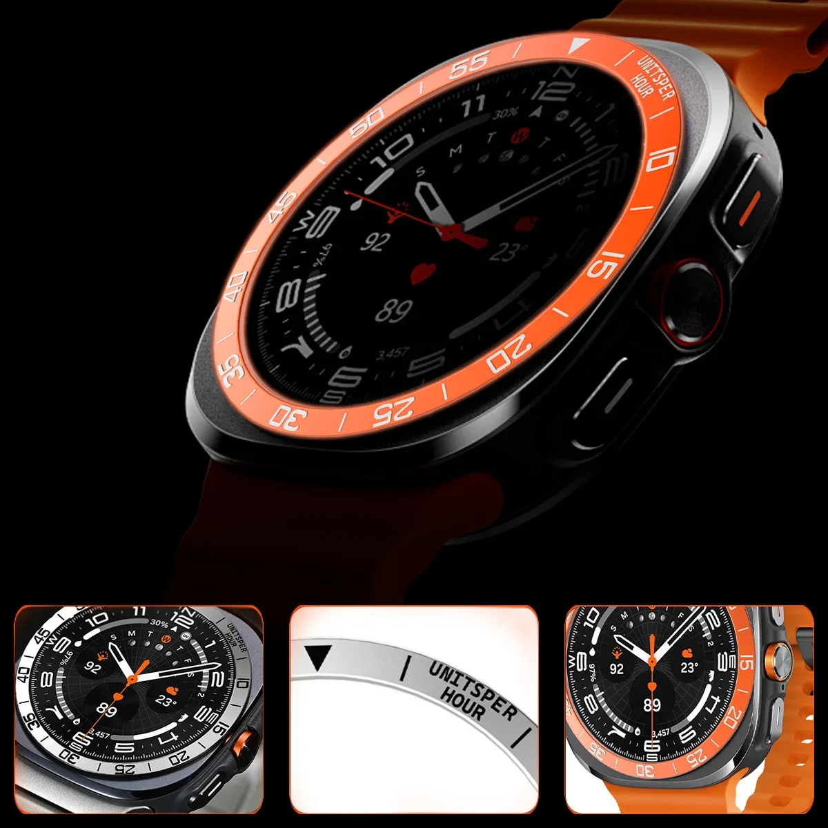Metal Cover Bezel Ring Case Fo - Samsung Smartwatch Ultra Accessories recension och pris