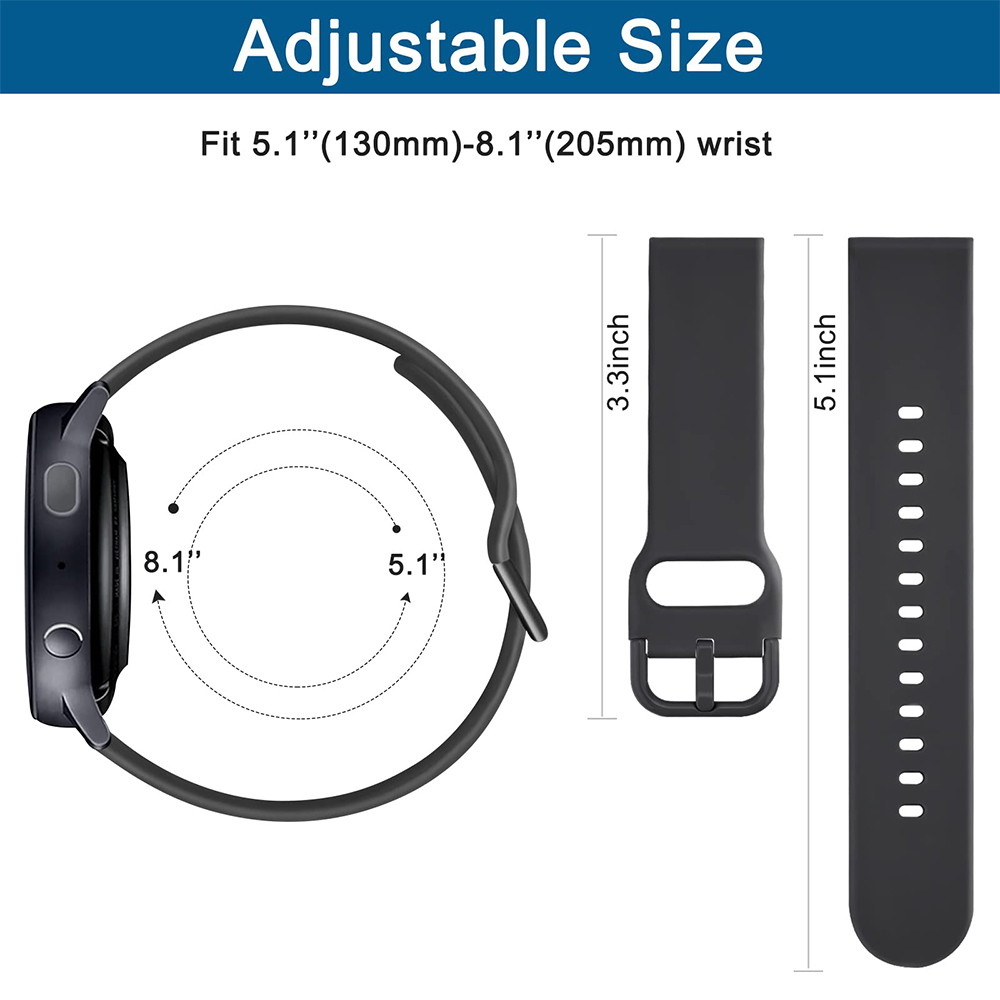 20mm 22mm Band For Samsung gal - Titan Smartwatch Accessories recension och pris
