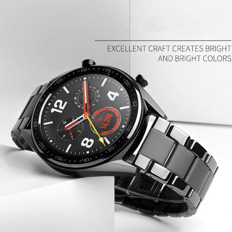 Ceramic 22mm watch band for Sa - Ceramic Link Bracelet recension och pris