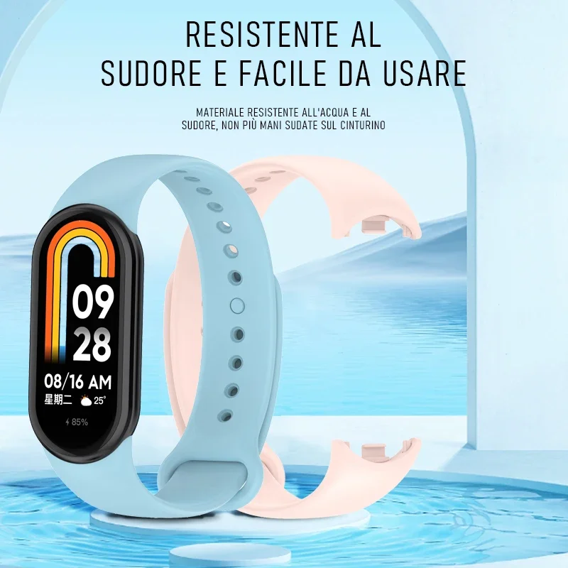 Strap for Xiaomi Mi Band 9/9 N - Silicone Band Replacement recension och pris