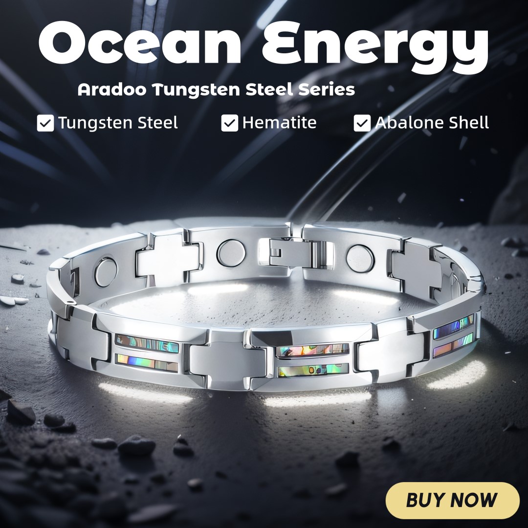 Abalone Shell Tungsten Steel B - Ceramic Link Bracelet recension och pris