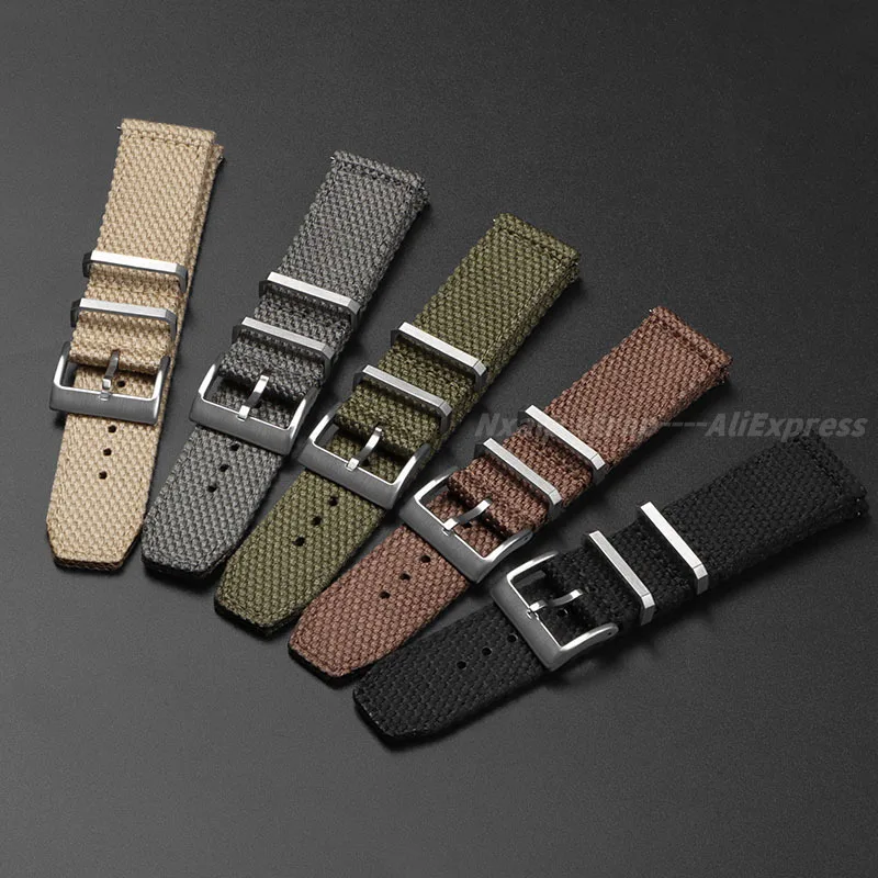 20mm 22mm Nylon Cotton Watch S - Nylon Nato Strap recension och pris