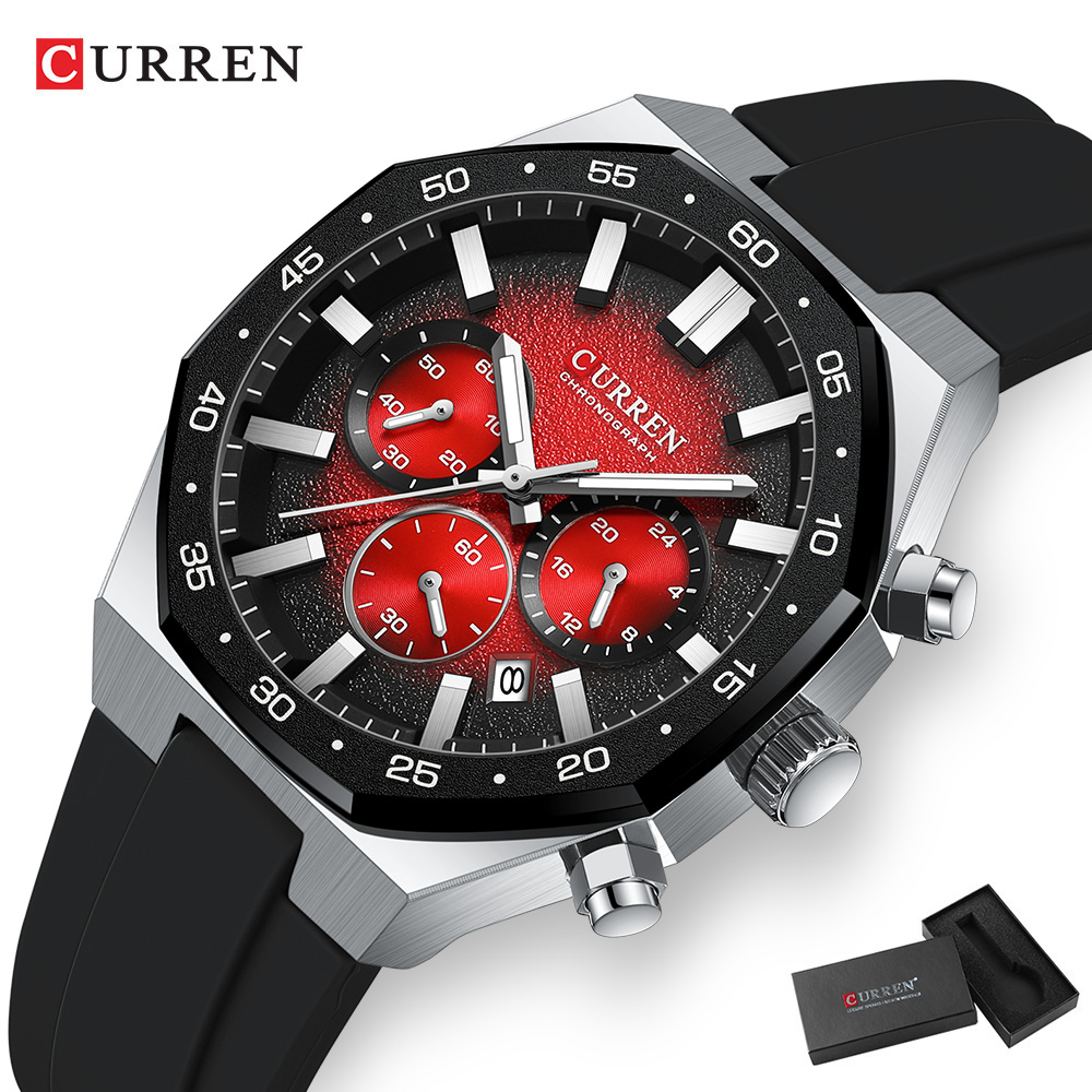 CURREN Fashion Casual Men Spor - Accessories With Watch recension och pris
