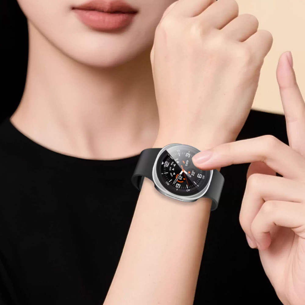 Tempered Glass+Case for Samsun - Samsung Smartwatch Accessories recension och pris