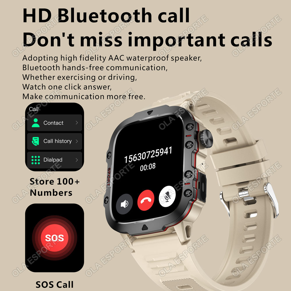 2026 New Military Smart Watch  - Smartwatch X12 recension och pris