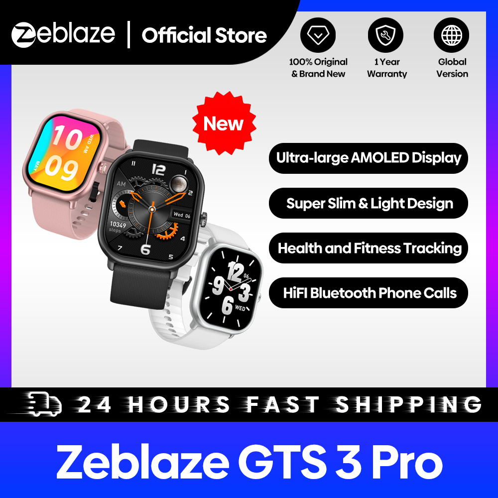New Zeblaze GTS 3 Pro Voice Ca - Smartwatch X12 recension och pris