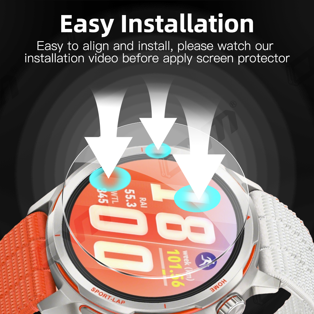 9H Tempered Glass For Huawei W - Titan Smartwatch Accessories recension och pris